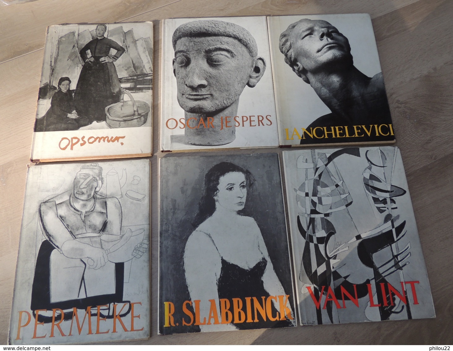 MONOGRAPHIES DE L'ART BELGE - 17 VOLUMES - EDITIONS ELSEVIER VERS 1950-1965 - Paquete De Libros
