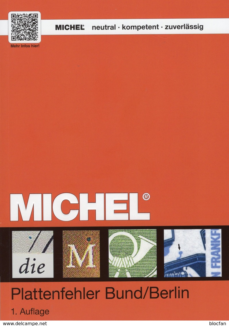 Spezial-Katalog Plattenfehler BUND Berlin New 2018 MICHEL 40€ Fehler Auf Briefmarken Error Stamps Catalogue Germany - Collections