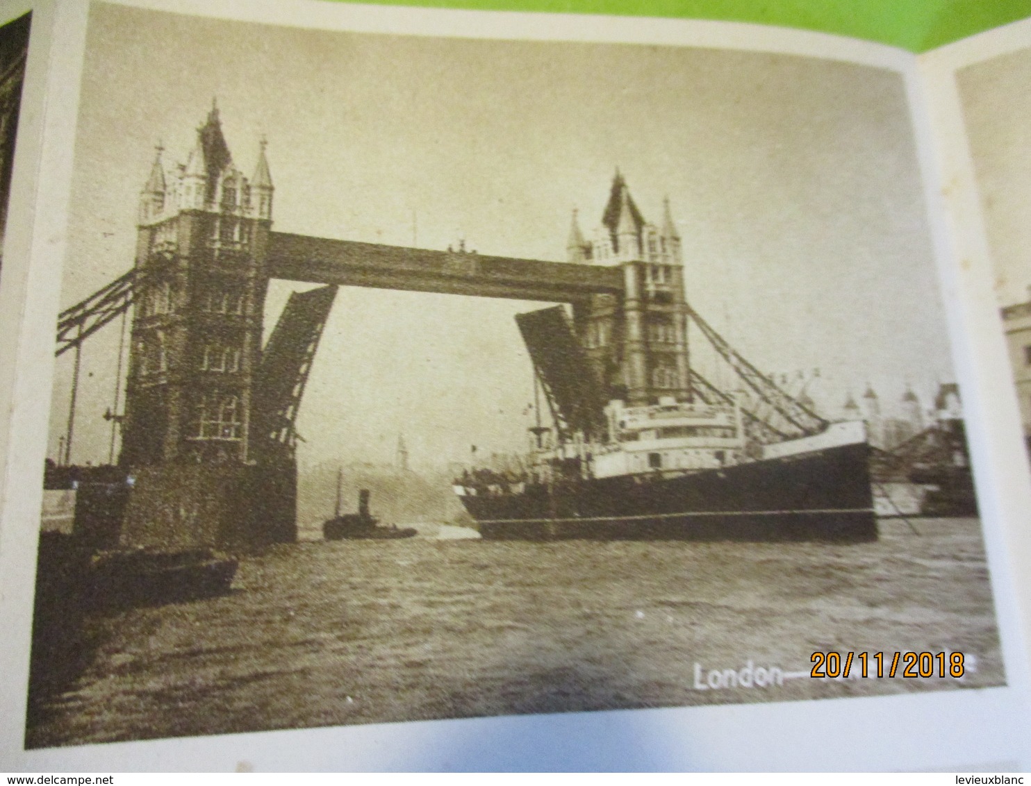 Souvenir Letter Card of LONDON/Superb Rare Old 12 View Sépia Photogravure Letter-Card-London/ 1946        IMA540