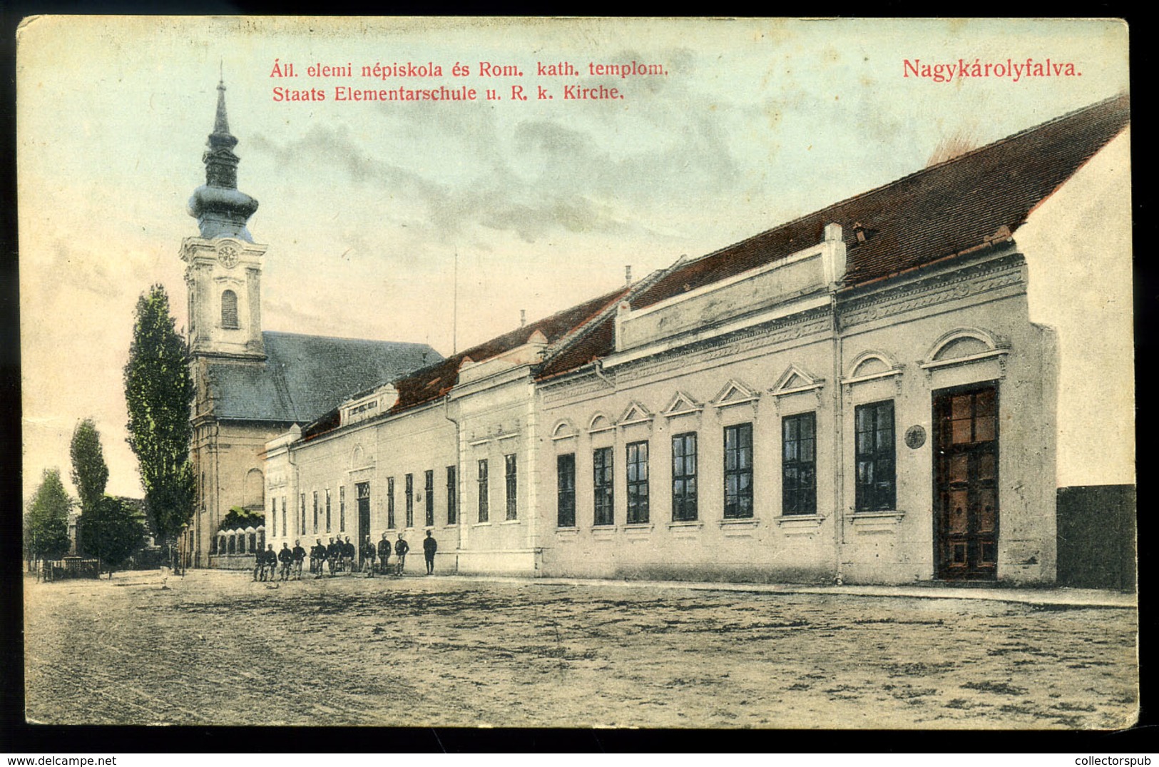 NAGYKÁROLYFALVA / Banatski Karlovac 1913. Régi Képeslap  /   Vintage Pic. P.card - Hungría