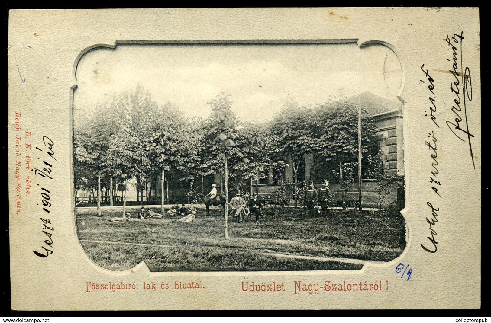 NAGYSZALONTA 1901. Régi Képeslap  /   Vintage Pic. P.card - Hongrie