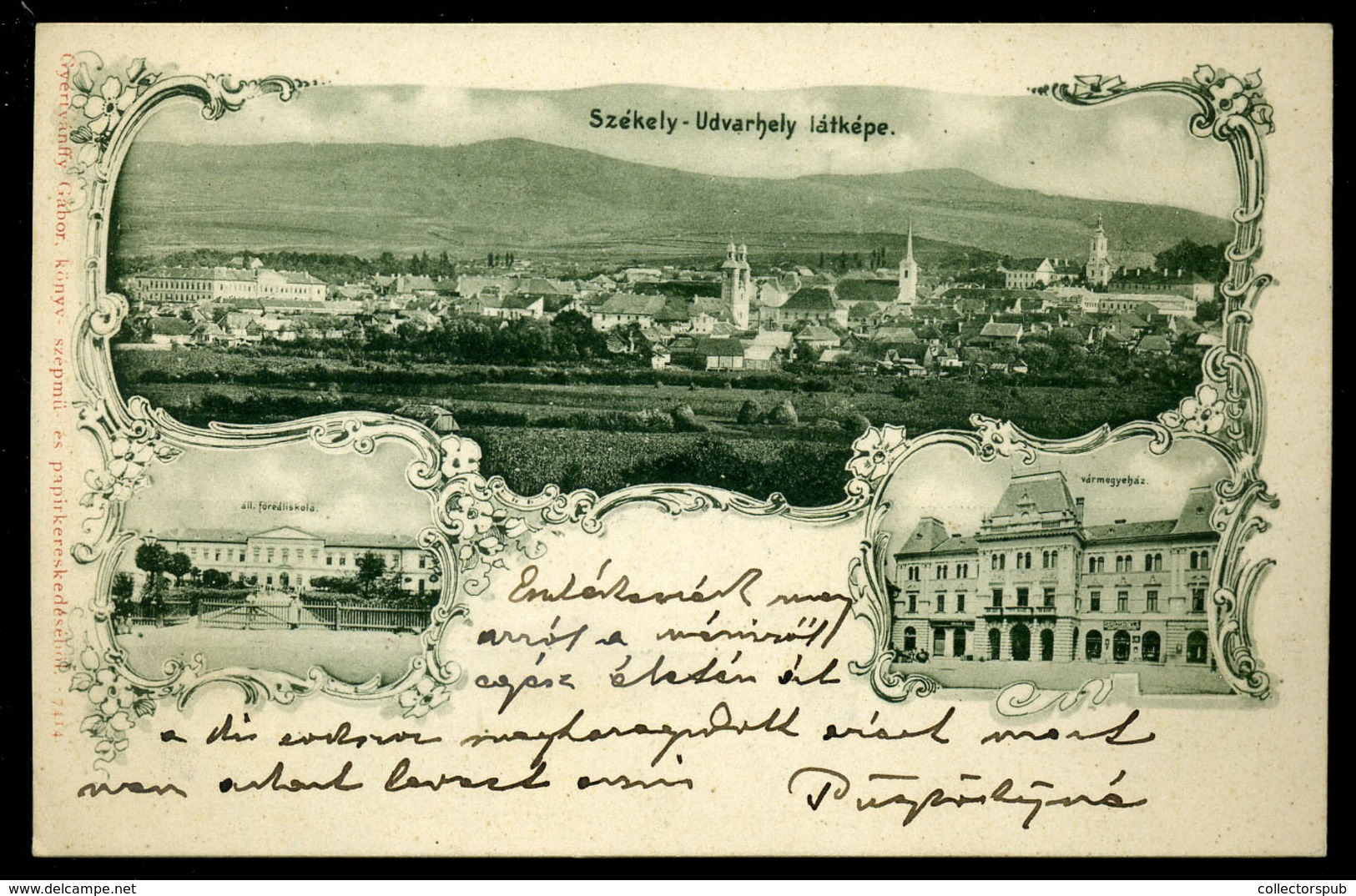 SZÉKELYUDVARHELY 1905. Látkép,régi Képeslap  /   Panorama Vintage Pic. P.card - Hungría