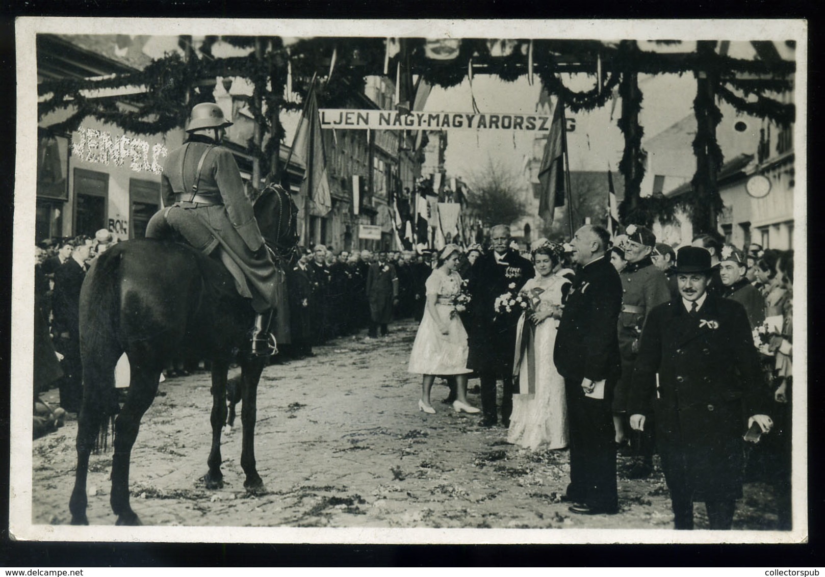 LOSONC 1938. Visszatérés, Régi Képeslap  /  Military  Vintage Pic. P.card - Hongrie