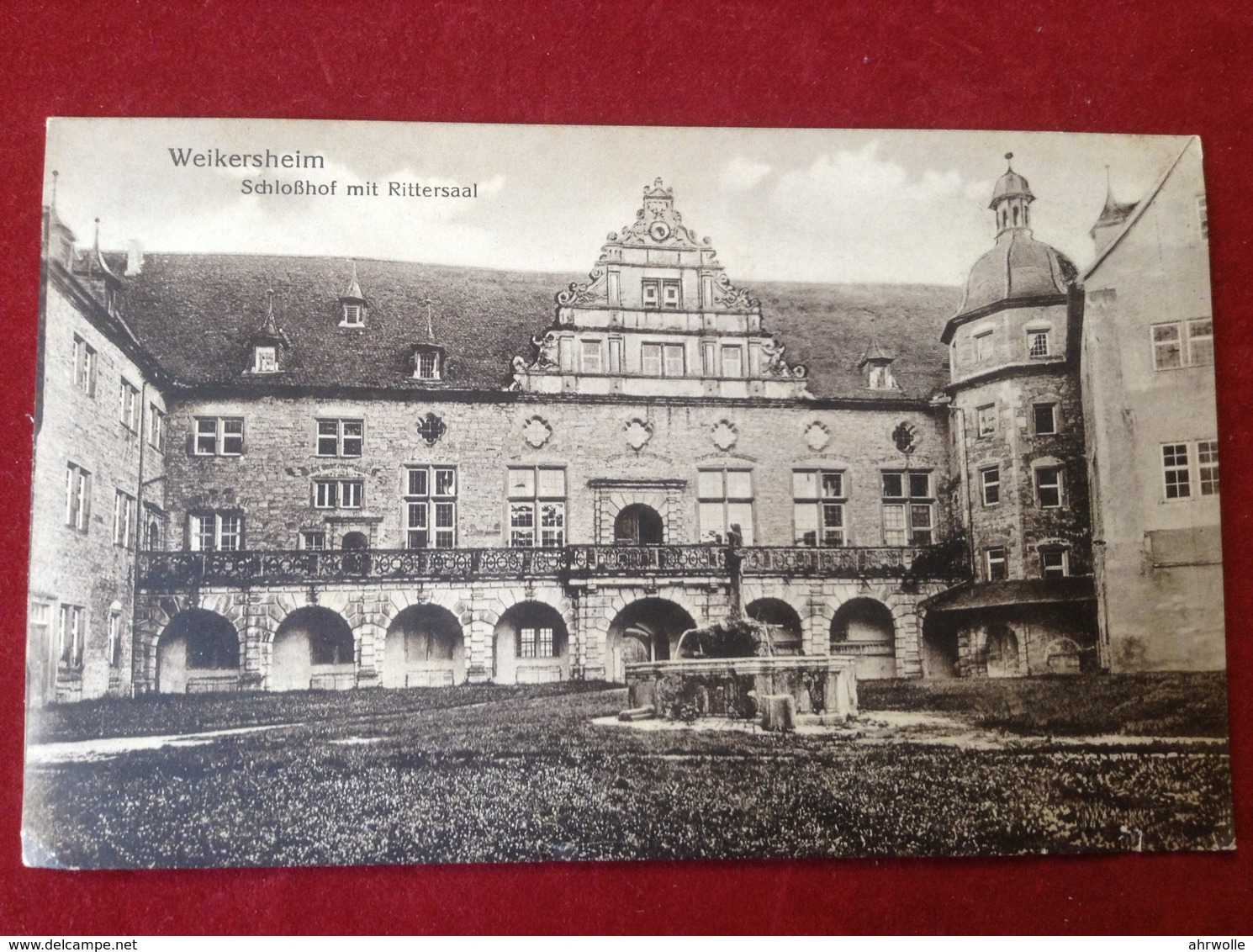 AK Weikersheim Schloßhof Mit Rittersaal Ca. 1910 - Wertheim