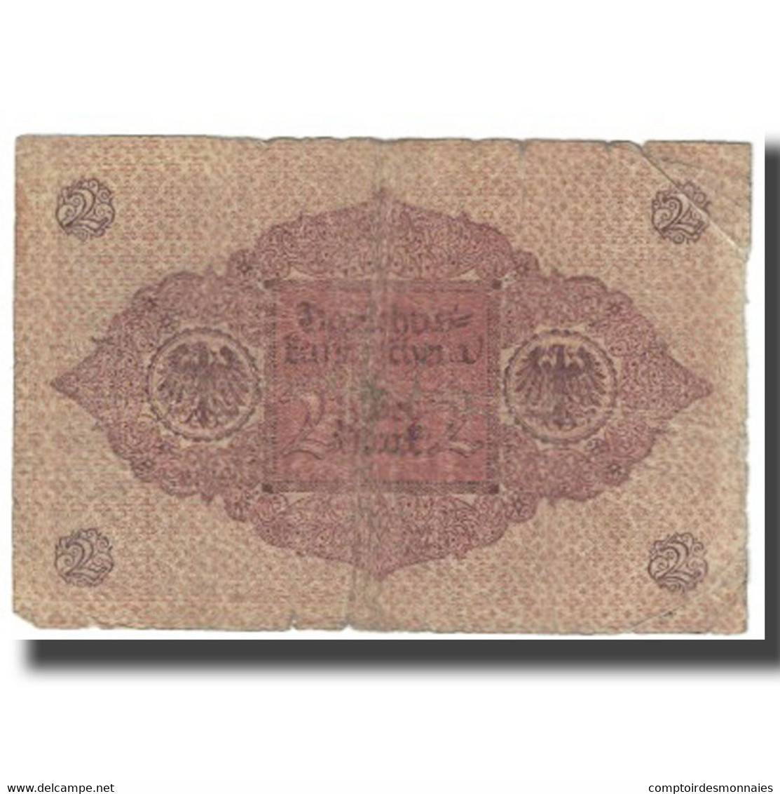 Billet, Allemagne, 2 Mark, 1920, KM:59, B - 2 Rentenmark