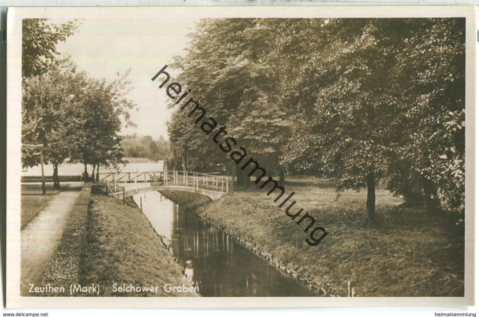 Zeuthen (Mark) - Selchower Graben - Foto-Ansichtskarte - Verlag W. Meyerheim Berlin - Zeuthen