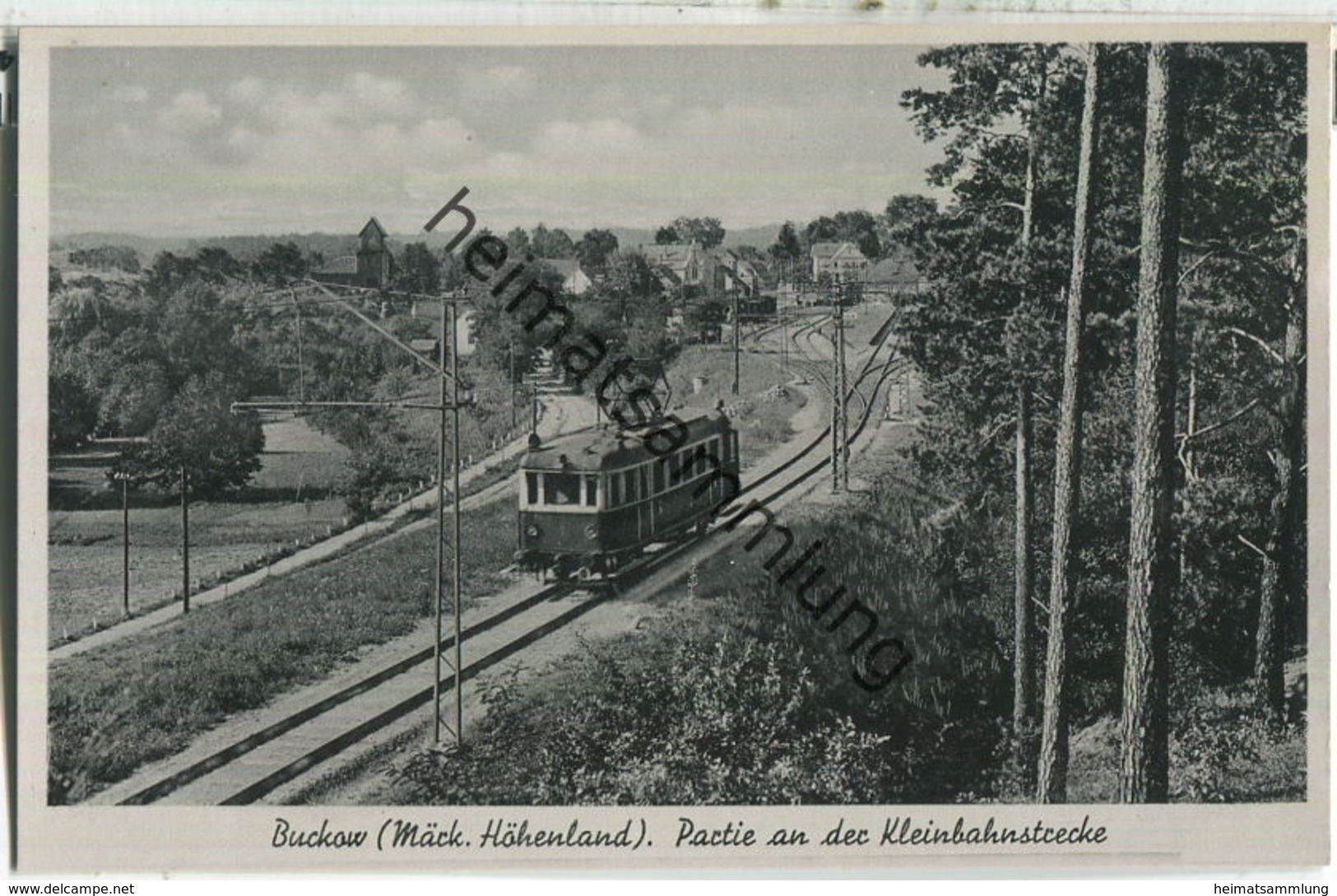 Buckow - Kleinbahn - Verlag W. Meyerheim Berlin - Buckow