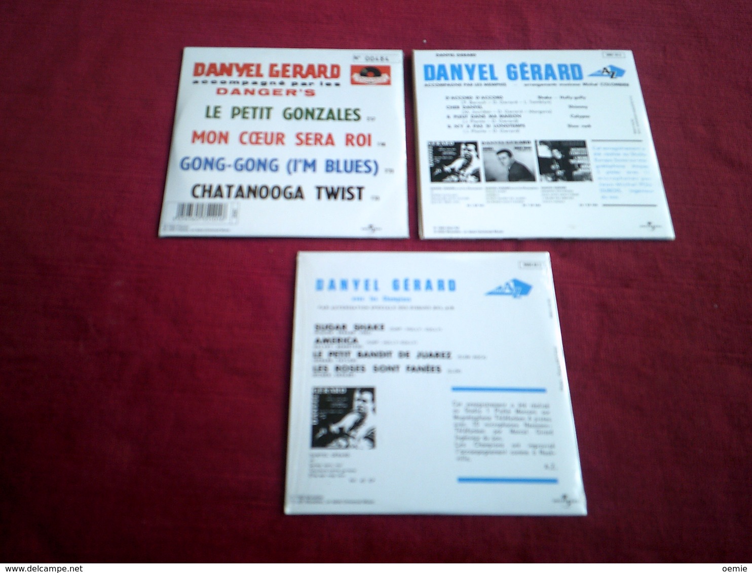 DANYEL GERARD   ° COLLECTION DE 3 CD  4 TITRES - Vollständige Sammlungen