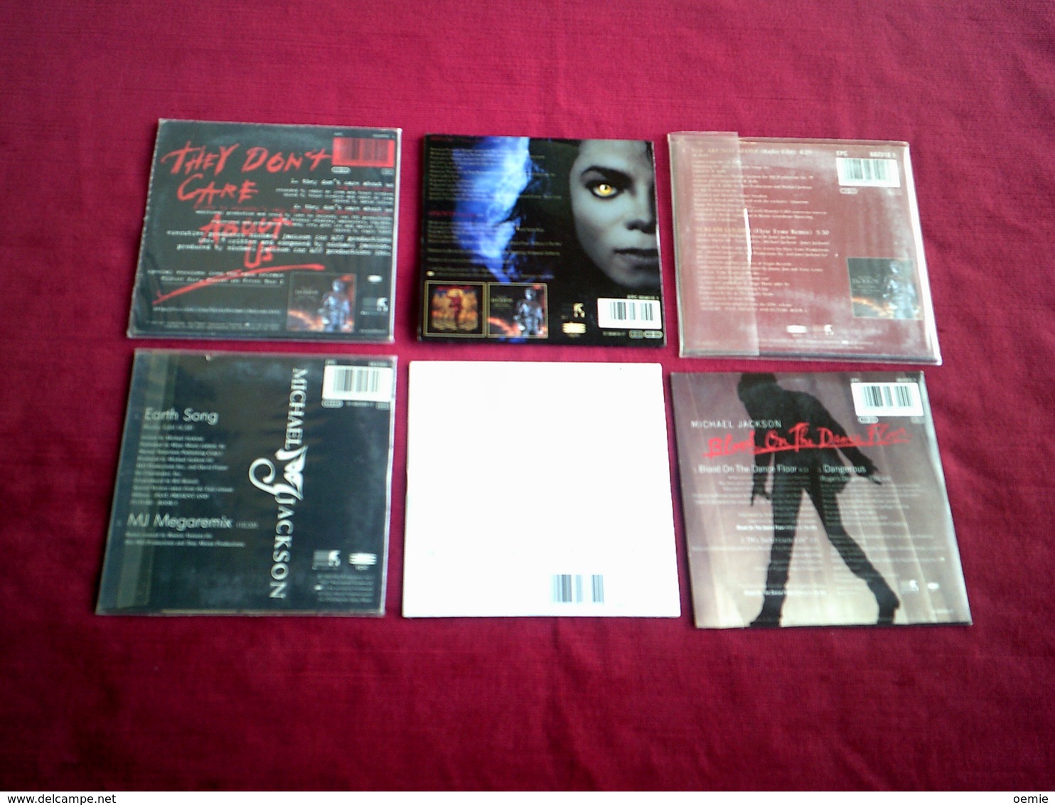 MICHAEL  JACKSON  ° COLLECTION DE 6 CD SINGLE - Vollständige Sammlungen