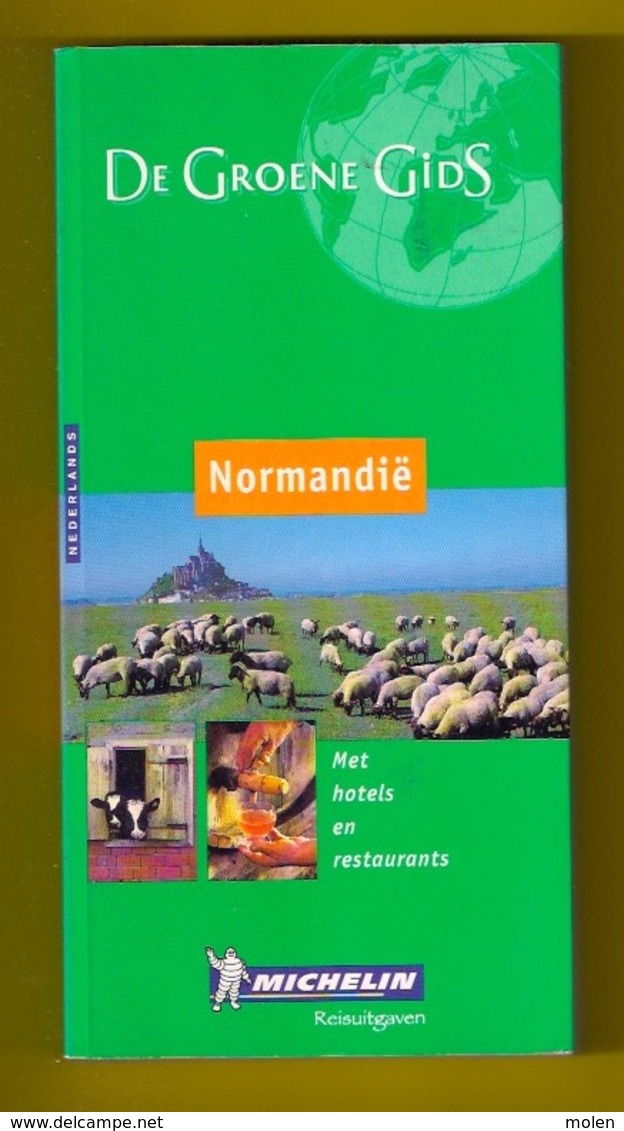 NORMANDIË Groene Michelin Rouen Le Havre Caen Dieppe Le Tréport Etretat Reis-gids ©2002 476blz LANNOO Reisgids Z910 - Practical