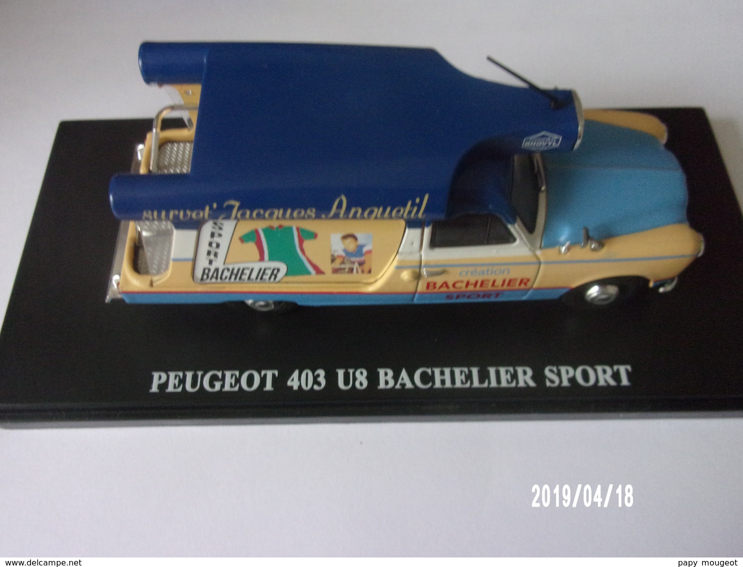 PEUGEOT 403 U8 BACHELIER SPORT - Publicitaires - Toutes Marques