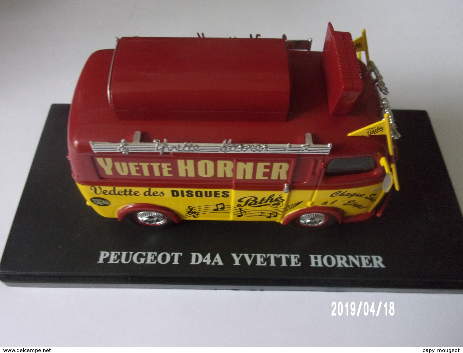 PEUGEOT D4A YVETTE HORNER - Publicitaires - Toutes Marques