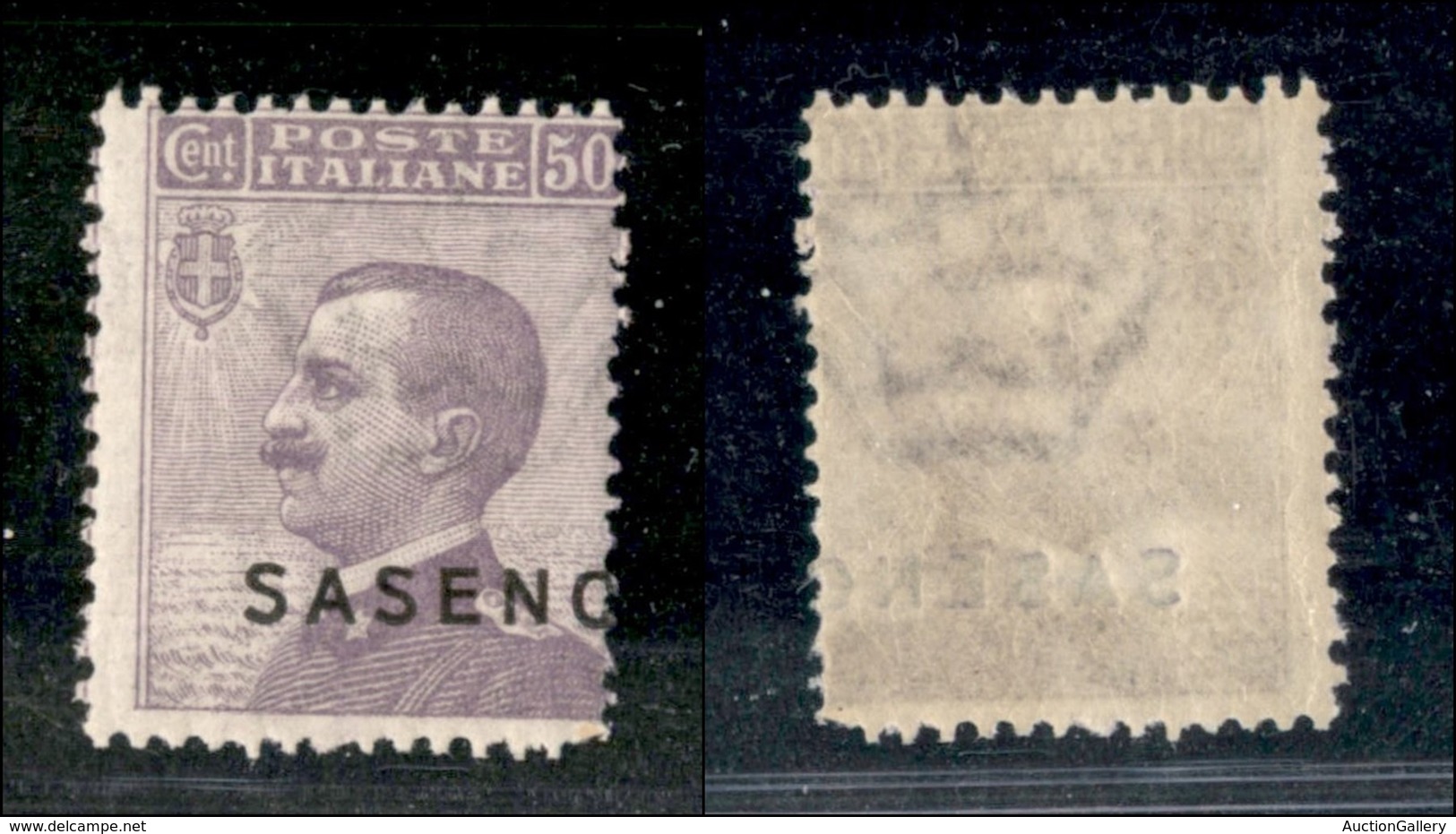 COLONIE - SASENO  - 1923 - 50 Cent (6) - Gomma Integra (200) - Other & Unclassified