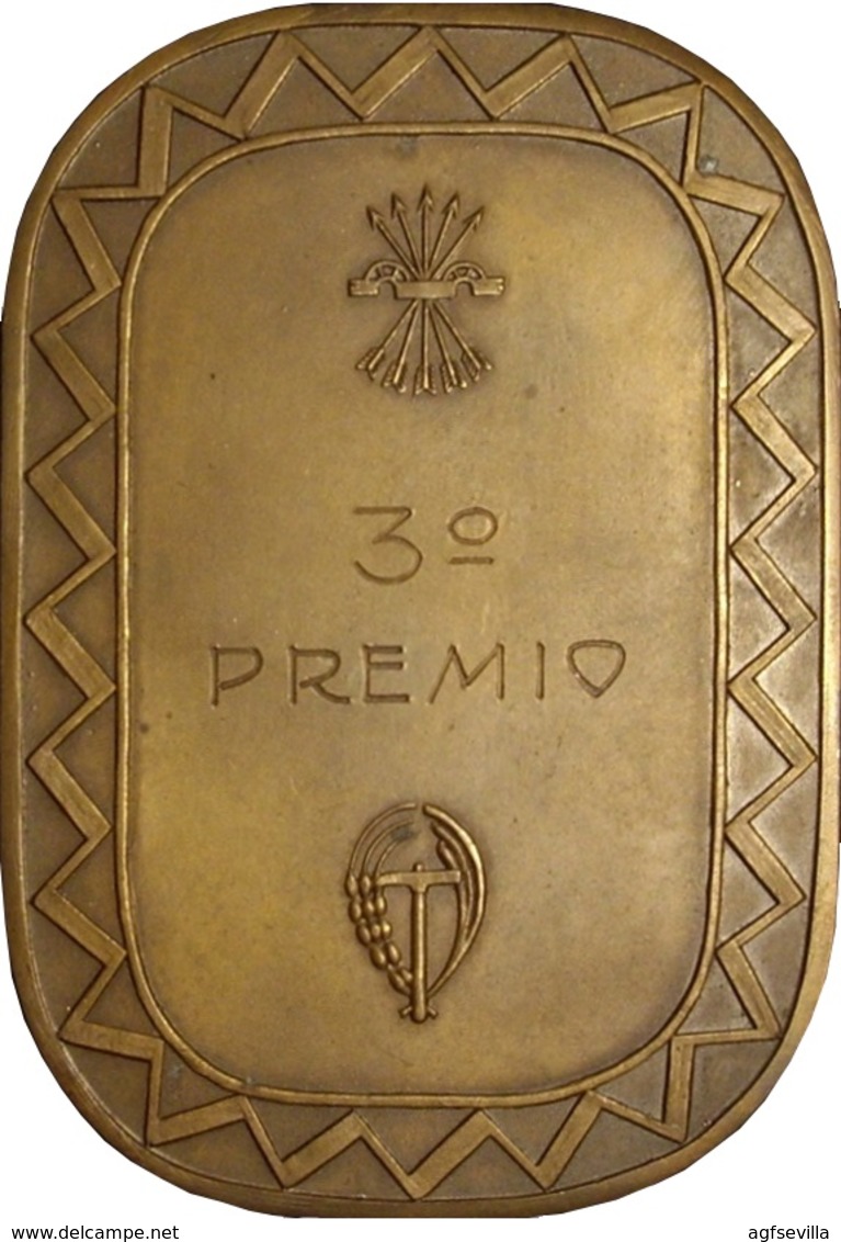 ESPAÑA. MEDALLA 1ª EXPOSICIÓN INTERNACIONAL DE ARTESANÍA. MADRID 1.953. C/ CAJA ORIGINAL. ESPAGNE. SPAIN MEDAL - Professionnels/De Société