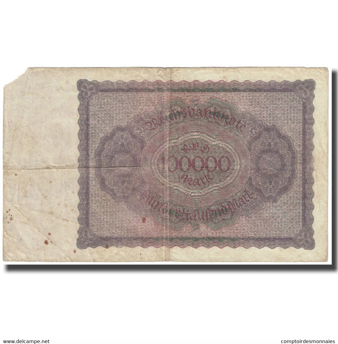 Billet, Allemagne, 100,000 Mark, 1923, 1923-02-01, KM:83a, TTB - 100.000 Mark