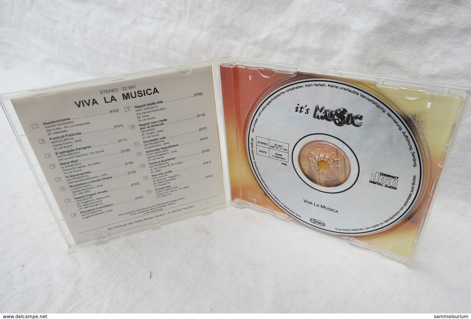 CD "Viva La Musica" It's Music, Div. Interpreten - Sonstige - Italienische Musik