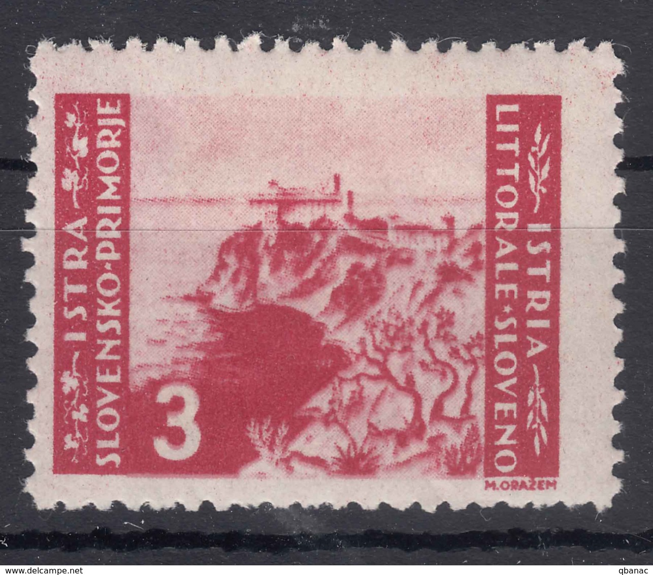 Istria Litorale Yugoslavia Occupation, 1946 Sassone#65 Mint Hinged - Yugoslavian Occ.: Istria