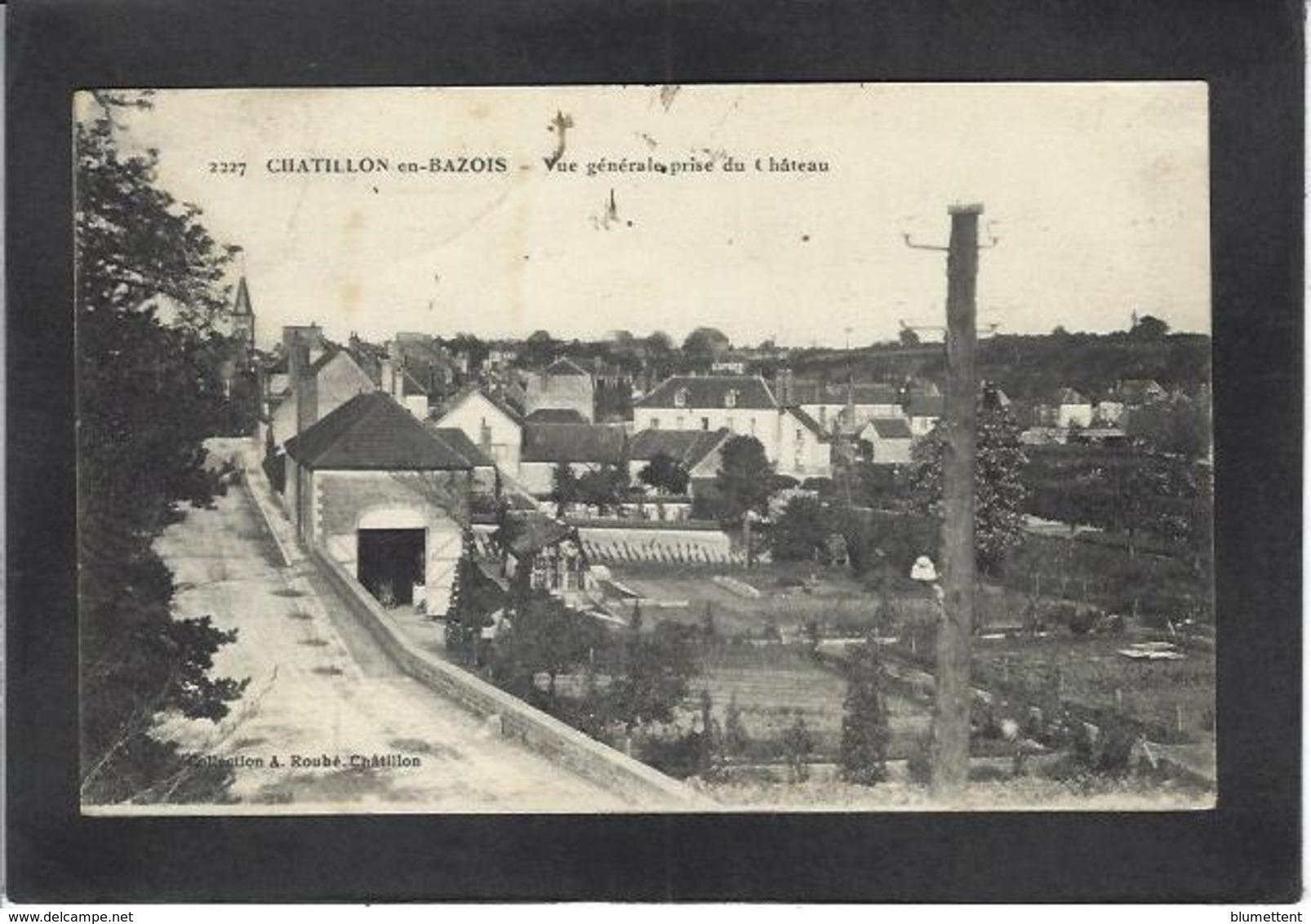 CPA Nièvre 58 écrite Chatillon En Bazois - Chatillon En Bazois