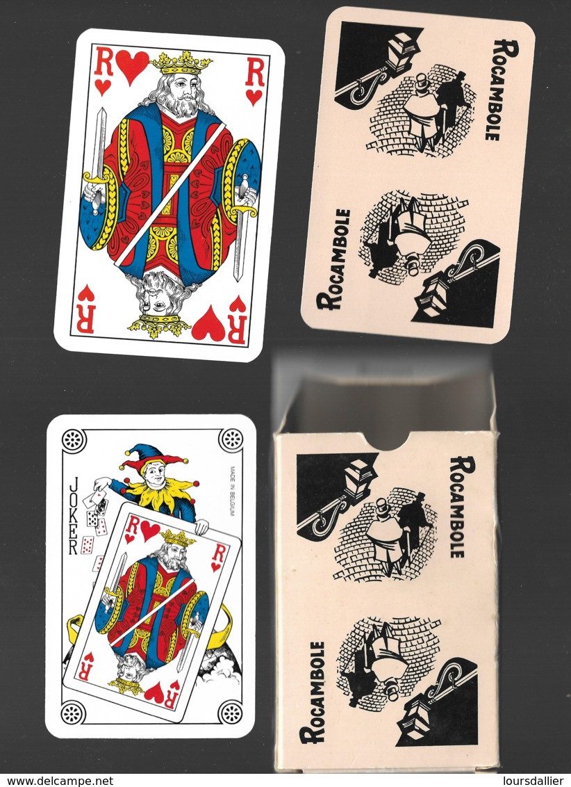 PLAYING CARDS JEU De 32 CARTES A JOUER ETS ROCAMBOLE  BRIDGE 2 Jockers MUNDI TURNHOUT BELGIUM - Other & Unclassified