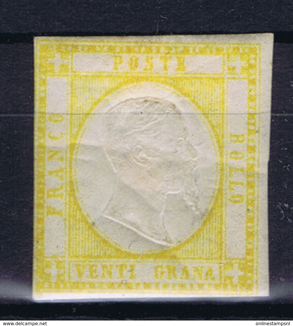 Italy Sa 23 Mi 7  Napels  20 Gr MH/* Flz/ Charniere - Neufs