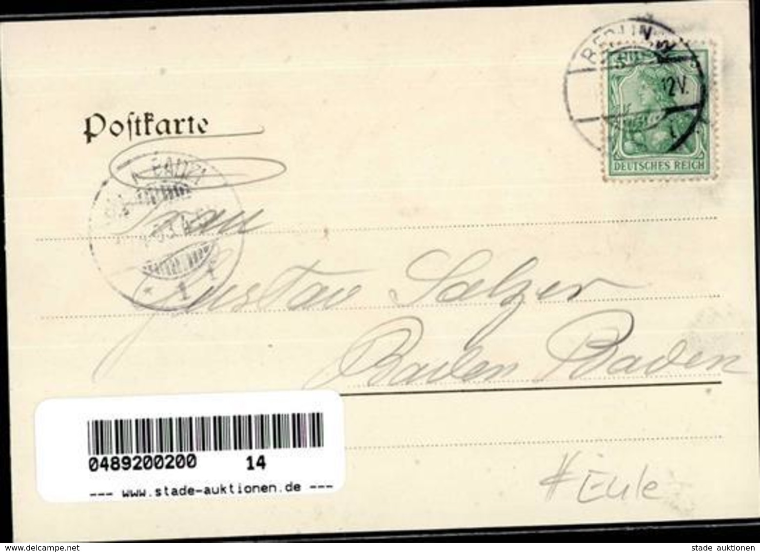 Berlin Mitte (1000) Eule 6. Concilium Allschlaraffiae 1903 I-II - Kamerun