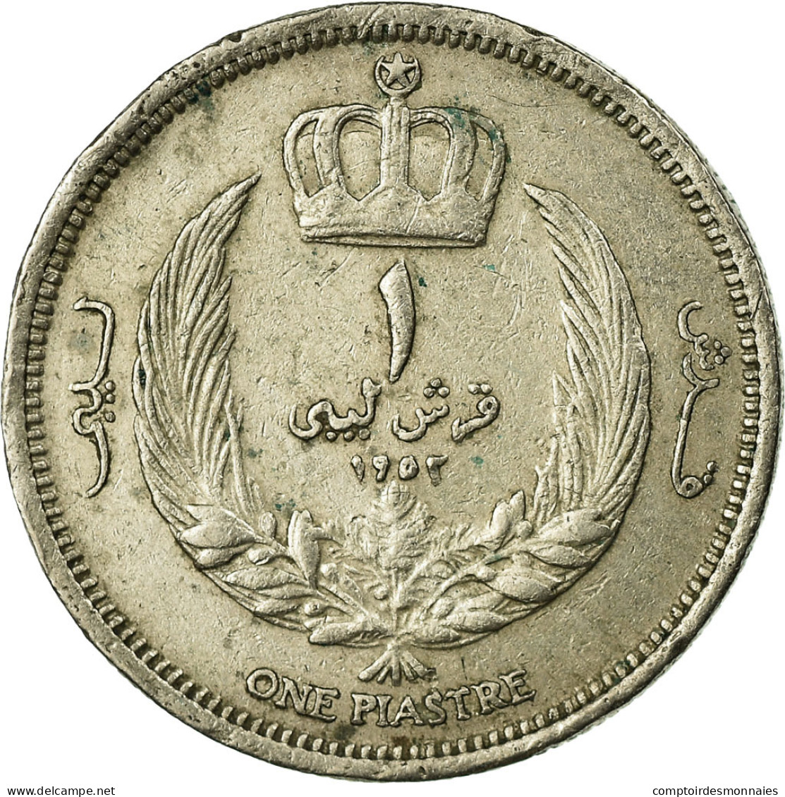 Monnaie, Libya, Idris I, Piastre, 1952, TTB, Copper-nickel, KM:4 - Libyen