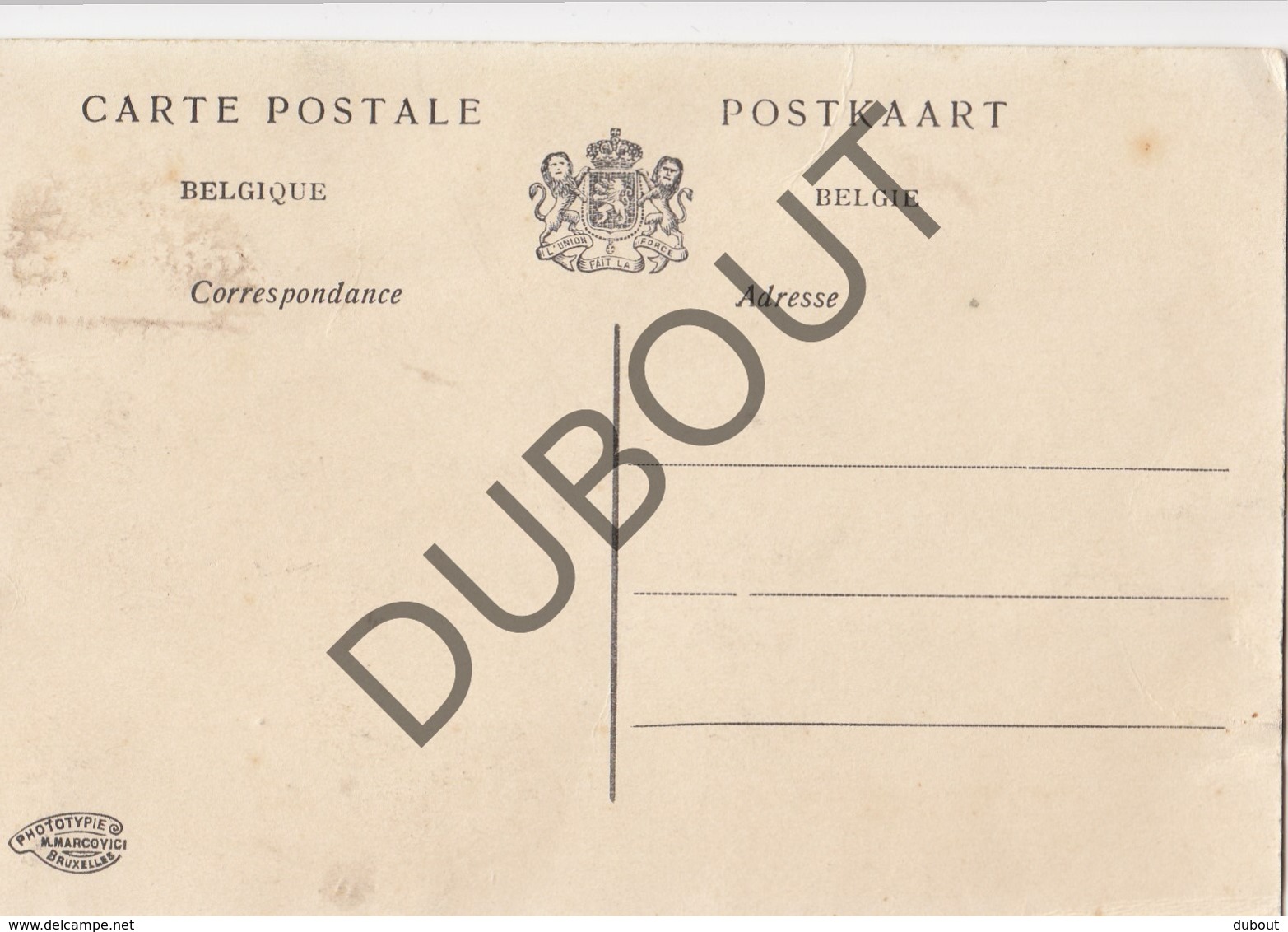 Postkaart - Carte Postale Château Dereine MELSBROEK - Kleur  (o734) - Steenokkerzeel