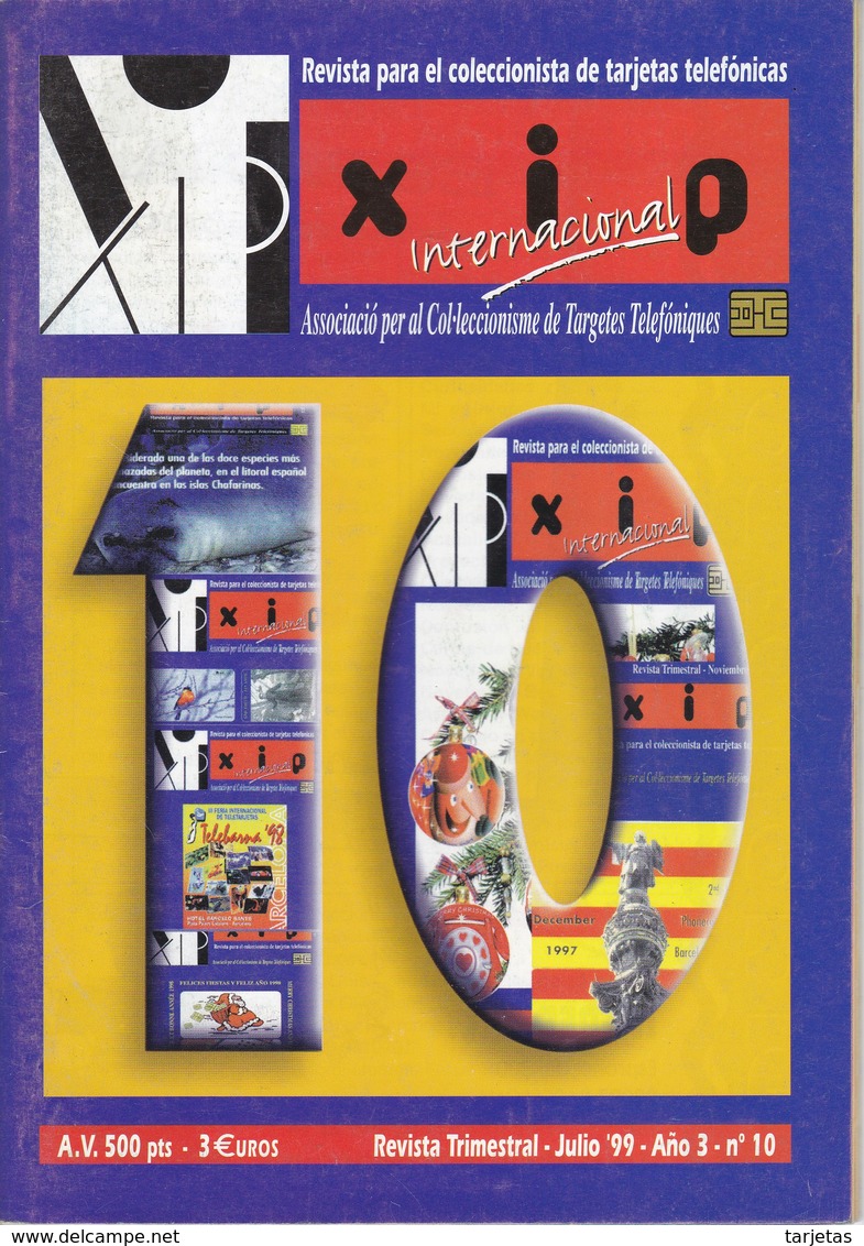 REVISTA XIP Nº10  DEL MES DE JULIO DEL AÑO 1999 - Livres & CDs