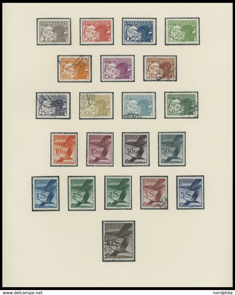 SAMMLUNGEN o,* , 1918-37, Sammlung Österreich mit vielen mittleren Werten und Sätzen, meist Prachterhaltung