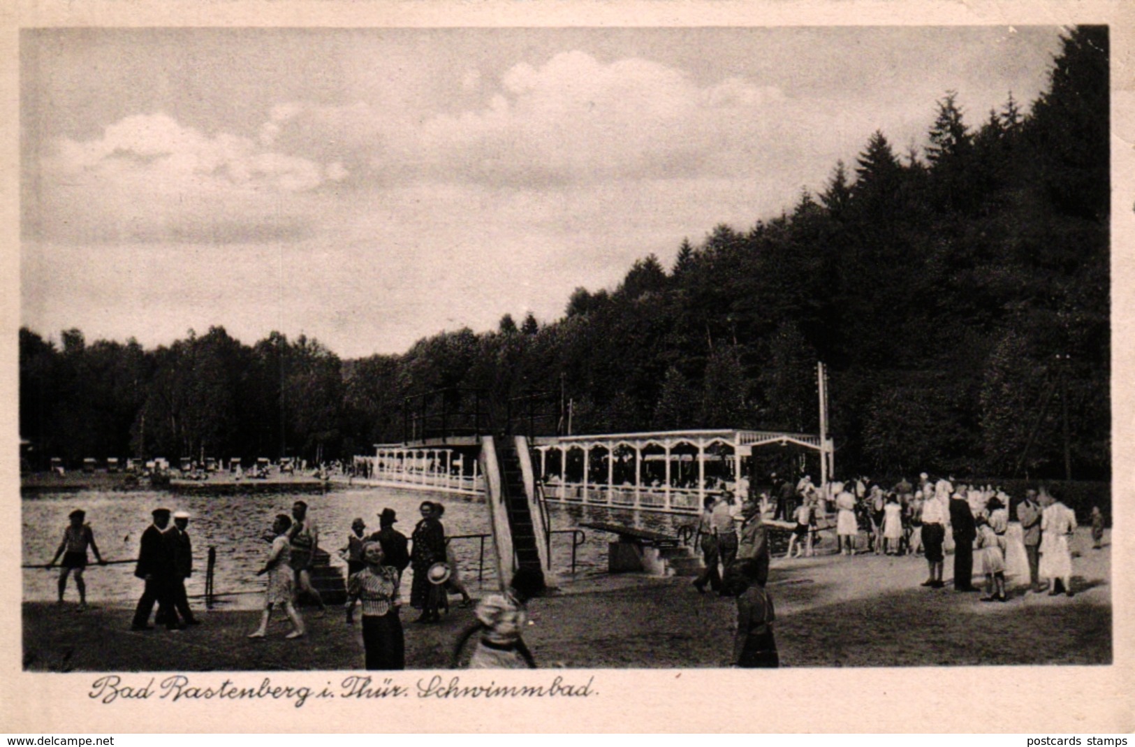 Bad Rastenberg, Schwimmbad, Ca. 40er Jahre - Rastenburg