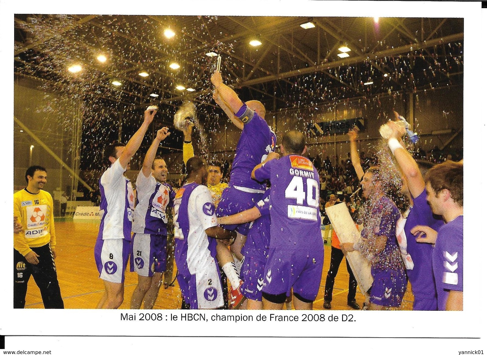 HANDBALL CLUB NANTES - CHAMPION FRANCE 2008 D2 - Handball