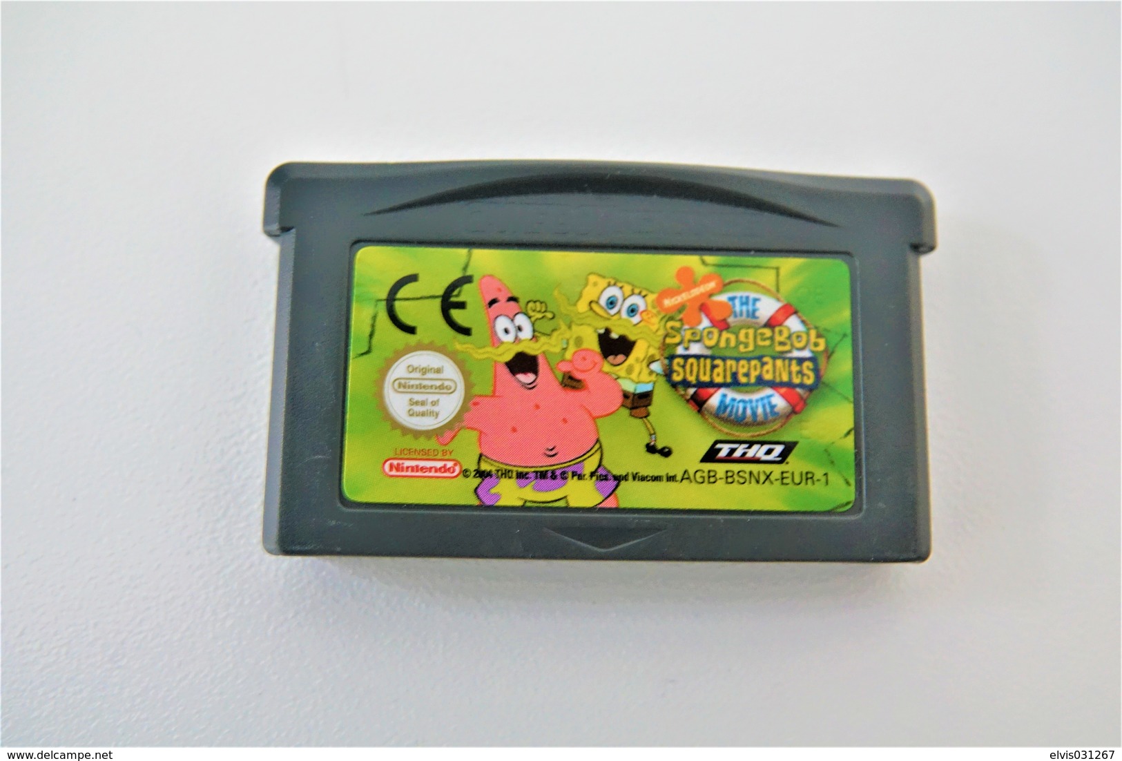 NINTENDO GAMEBOY ADVANCE: THE SPONGEBOB SQUAREPANTS MOVIE - THQ - 2004 - Game Boy Advance