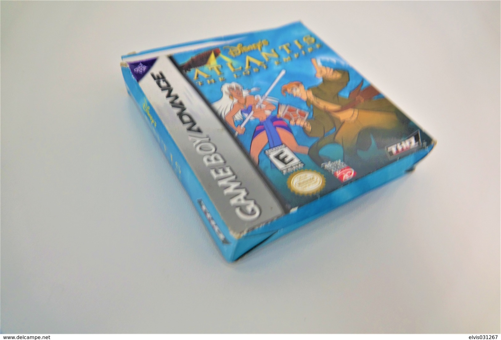 NINTENDO GAMEBOY ADVANCE: DISNEY'S ATLANTIS THE LOST EMPIRE WITH BOX - THQ - 2001 - Game Boy Advance