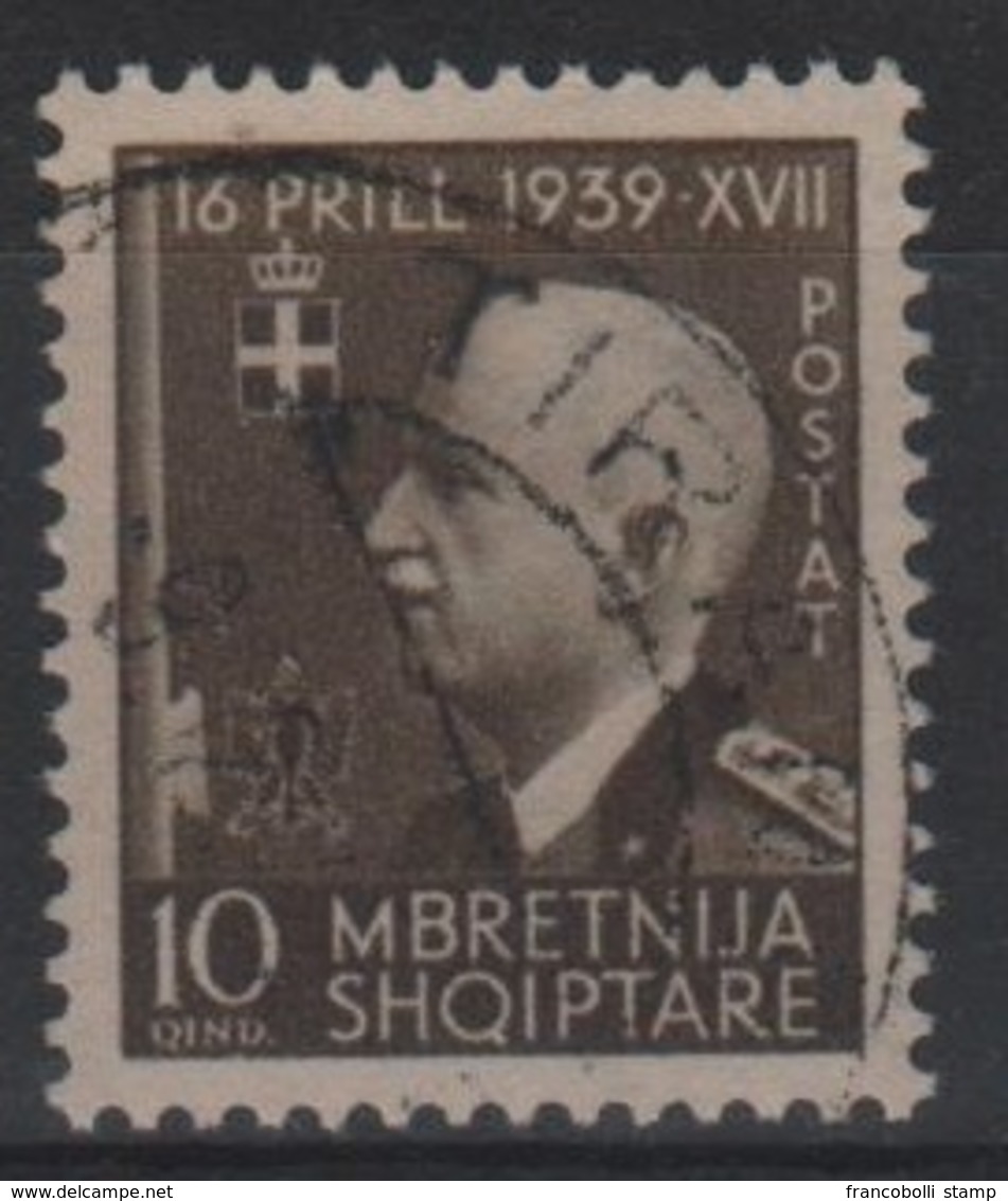 1942 Occupazione Albania Effige Vittorio Emanuele - Albania