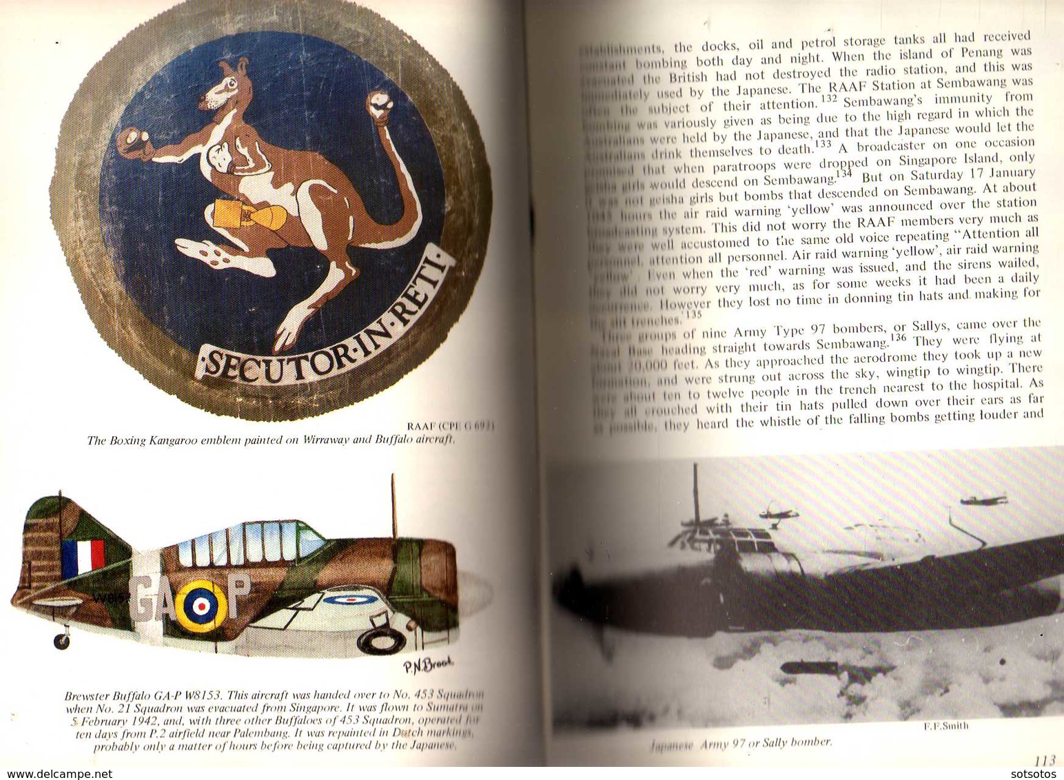 DEMON to VAMPIRE: the STORY of No 21 (City of Melbourne) SQUADRON, Squadron Leader W.H.Brook RAAFAR - 344 pgs – many pho