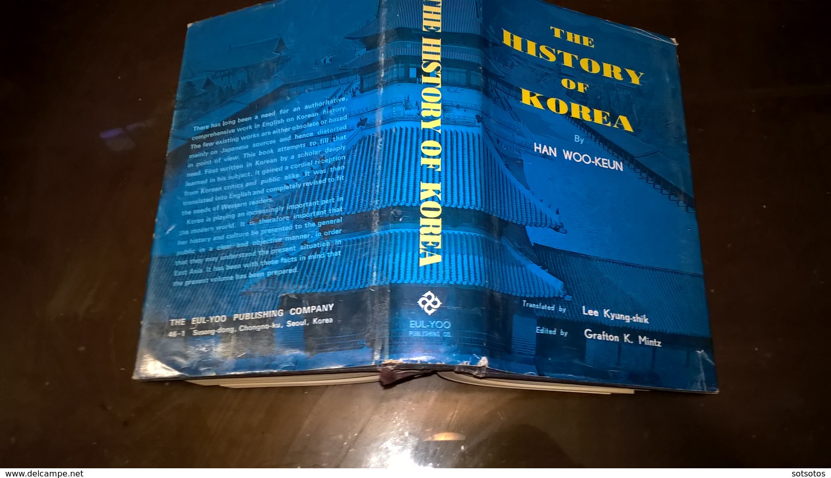 The History Of KOREA By Han WOO-KEUN, Ed. Gr. MINTZ (1972), 552 Pgs (16Χ23,50 Cent) - IN VERY GOOD CONDITION - World