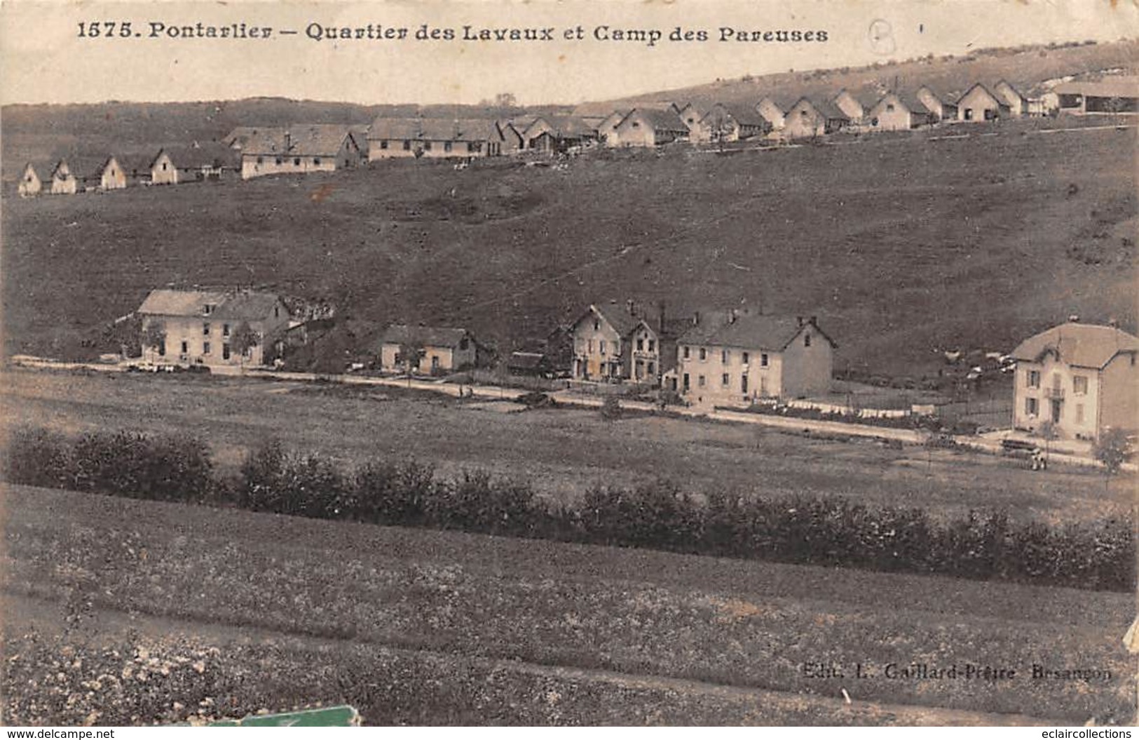 Pontarlier     25     Quartier Des Lavaux Et  Camp Des Pareuses  (Voir Scan) - Pontarlier