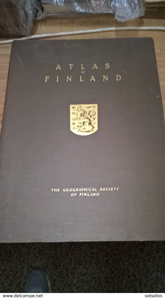 SUOMEN KARTASTO 1925 (ATLAS Of FINLAND - ATLAS OVER FINLAND) - The GEOGRAPHICAL SOCIETY Of FINLAND - 160PGS (8+38X4) - - Langues Scandinaves