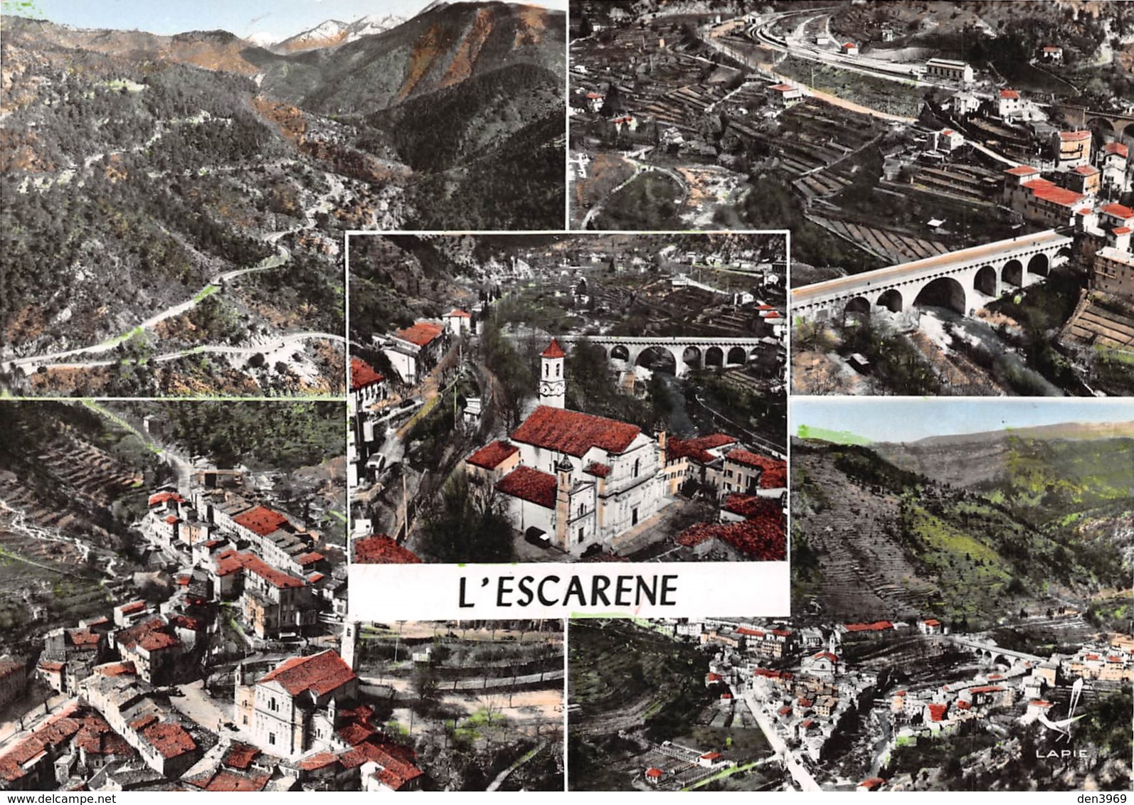 L'ESCARENE - Luceram - Le Centre - Vue D'ensemble De Berre - L'Eglise - L'Escarène