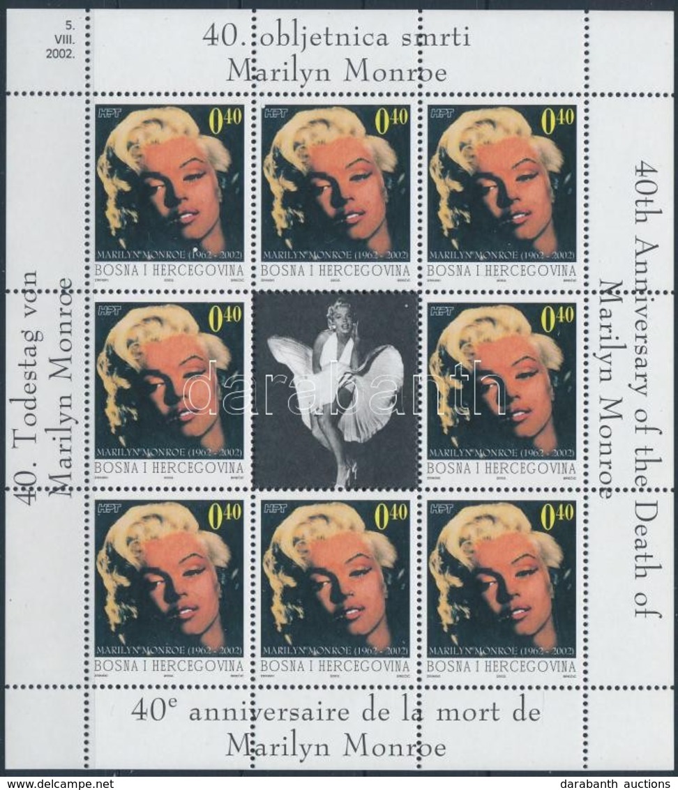 ** 2002 Marilyn Monroe Mi 94 Kisív - Sonstige & Ohne Zuordnung