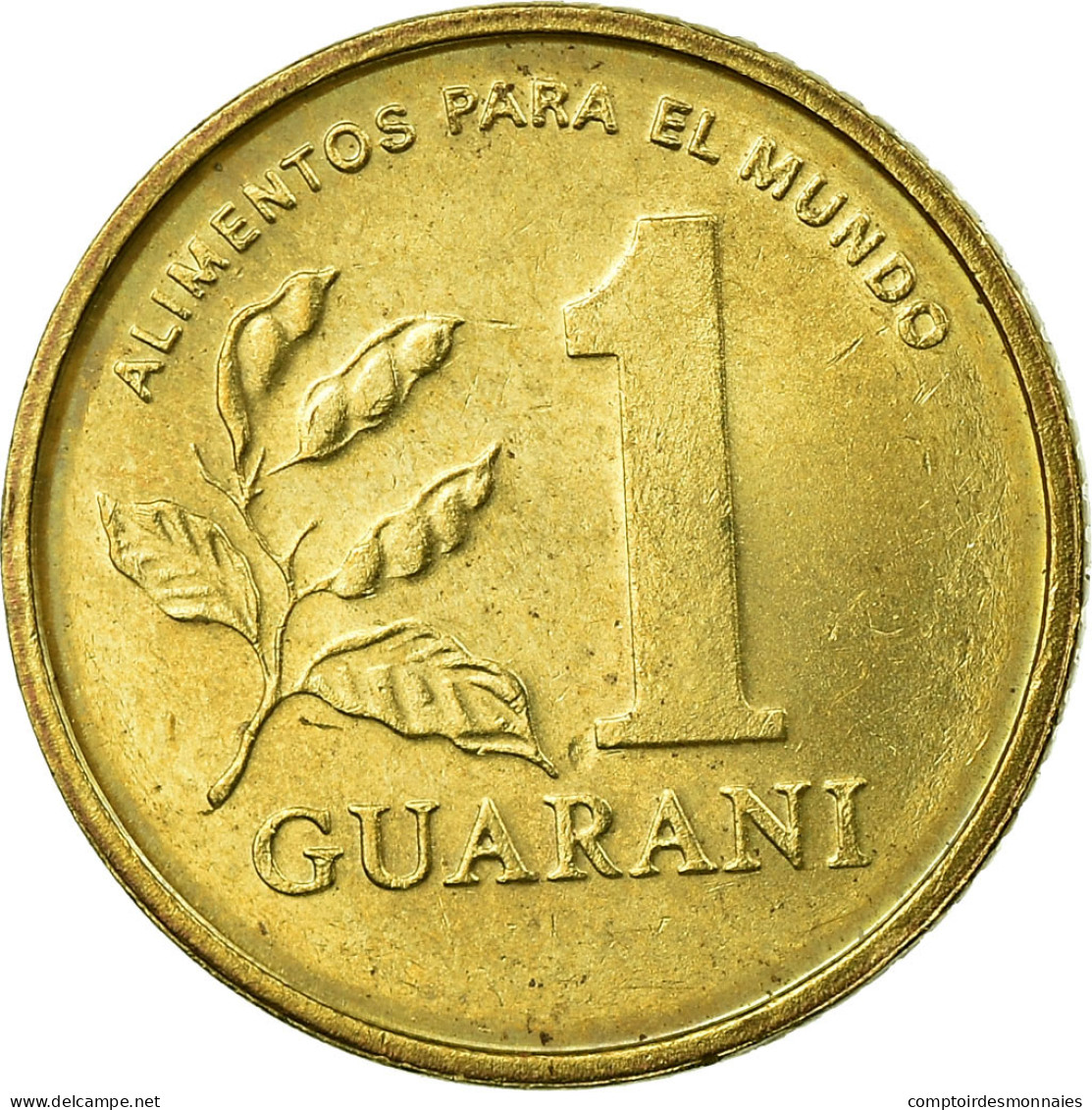 Monnaie, Paraguay, F.A.O., Guarani, 1993, TTB, Brass Plated Steel, KM:192 - Paraguay