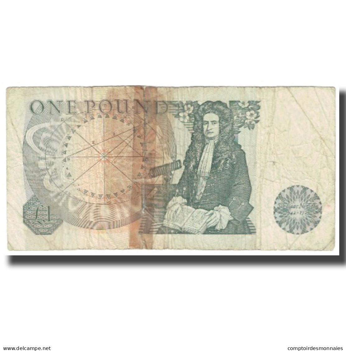 Billet, Grande-Bretagne, 1 Pound, KM:377a, B - 1 Pound
