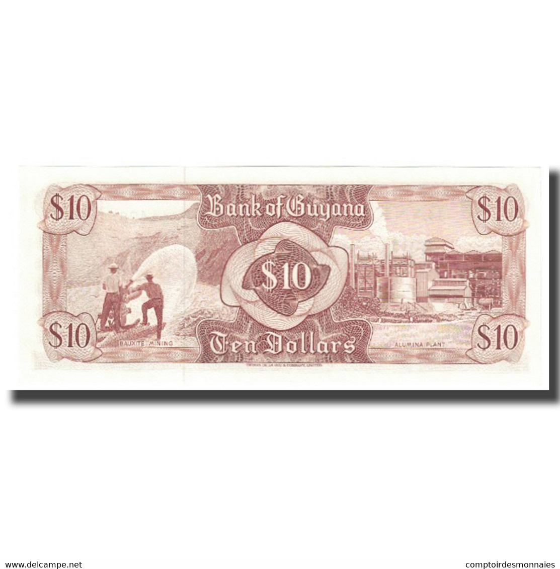 Billet, Guyana, 10 Dollars, KM:23d, NEUF - Guyana