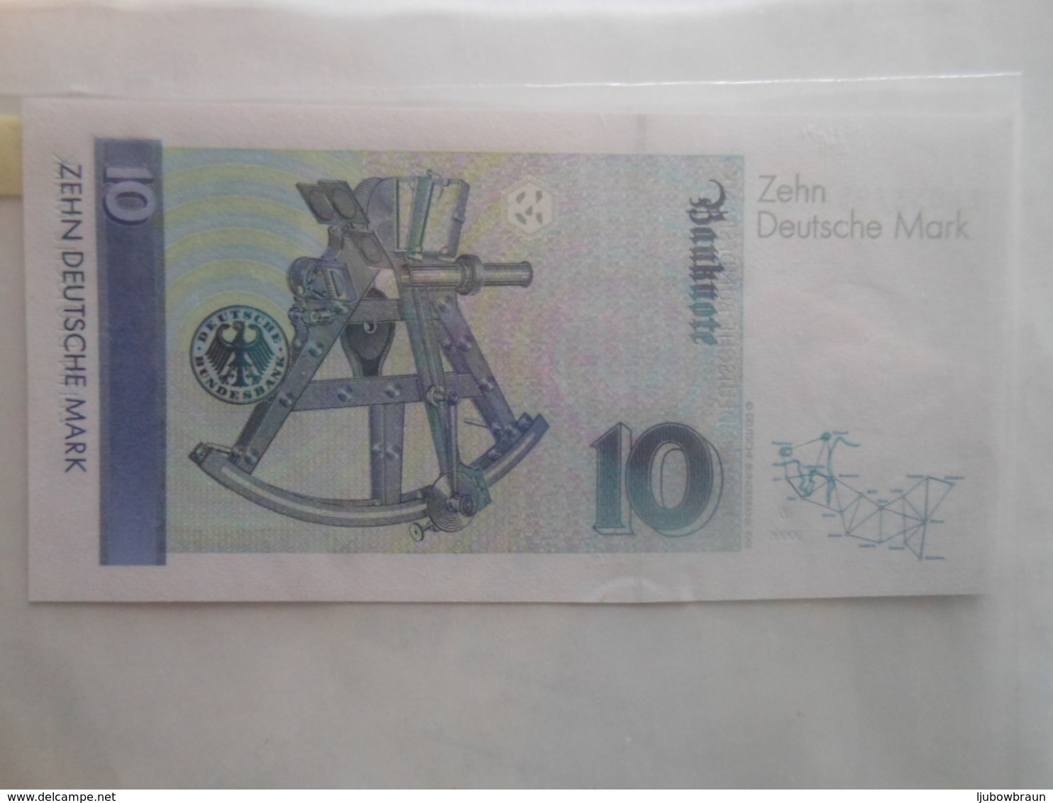 Deutschland 10 Mark 1999, Ro-312b, Unc. - 10 Deutsche Mark