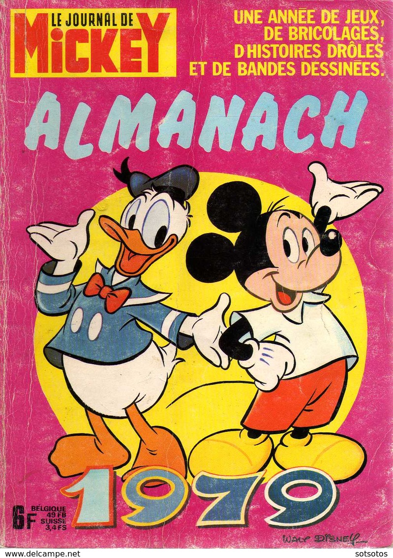 LE JOURNAL De MICKEY ALMANACH 1979 - En Bon état - Disney