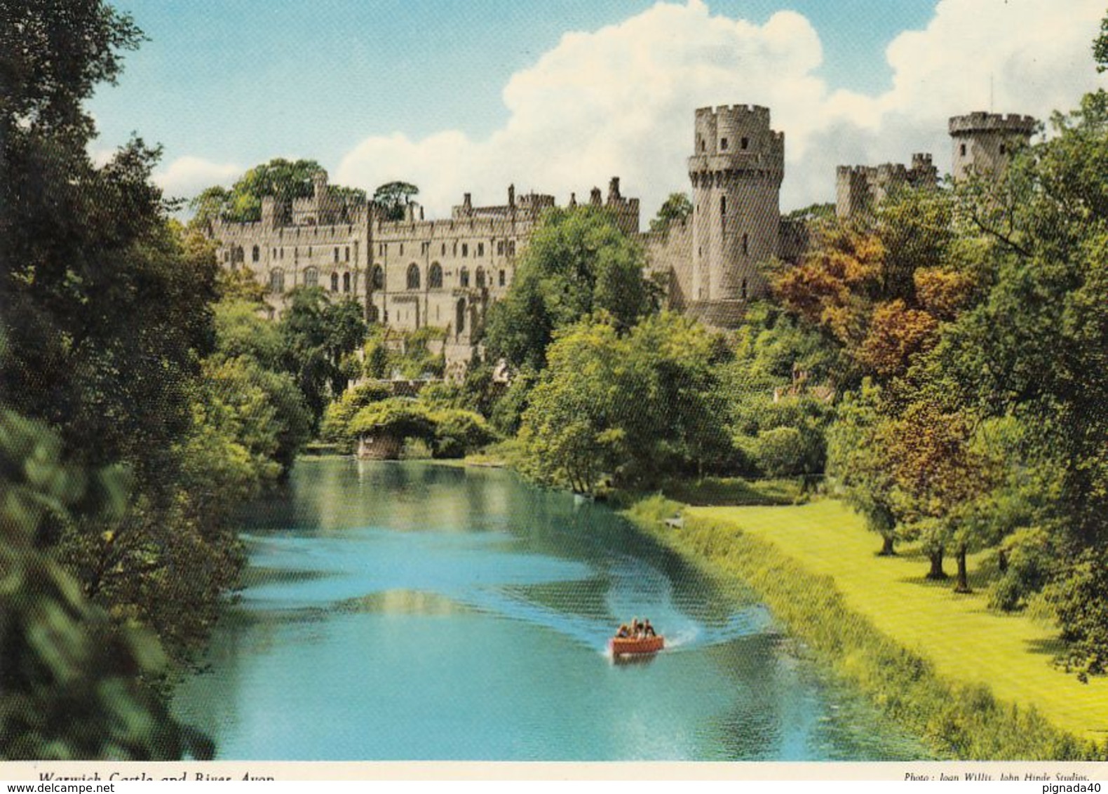 Cp , ANGLETERRE , WARWICK CASTLE And River Avon - Warwick