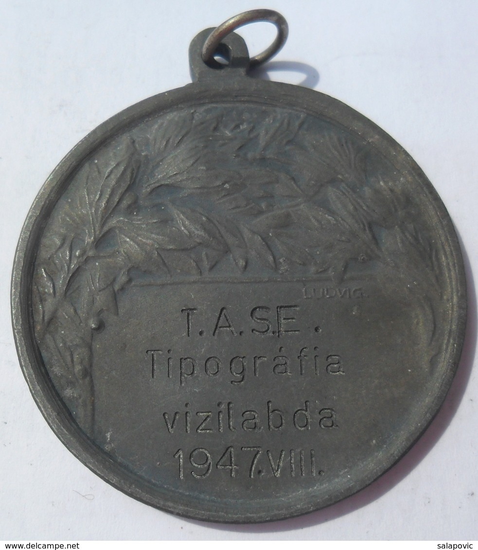 MEDAL Swimming 1947  KUT - Swimming