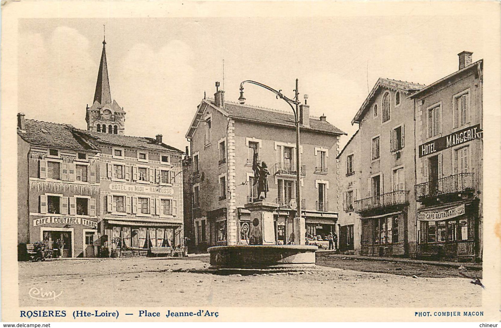 ROSIERES PLACE JEANNE D'ARC HOTELS MARGERIT ET DU MIDI ET CAFE COUTAREL - Other & Unclassified