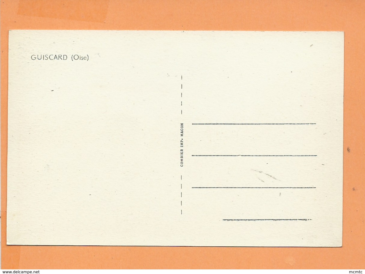 CPA  -  Guiscard -  (Oise) - Guiscard