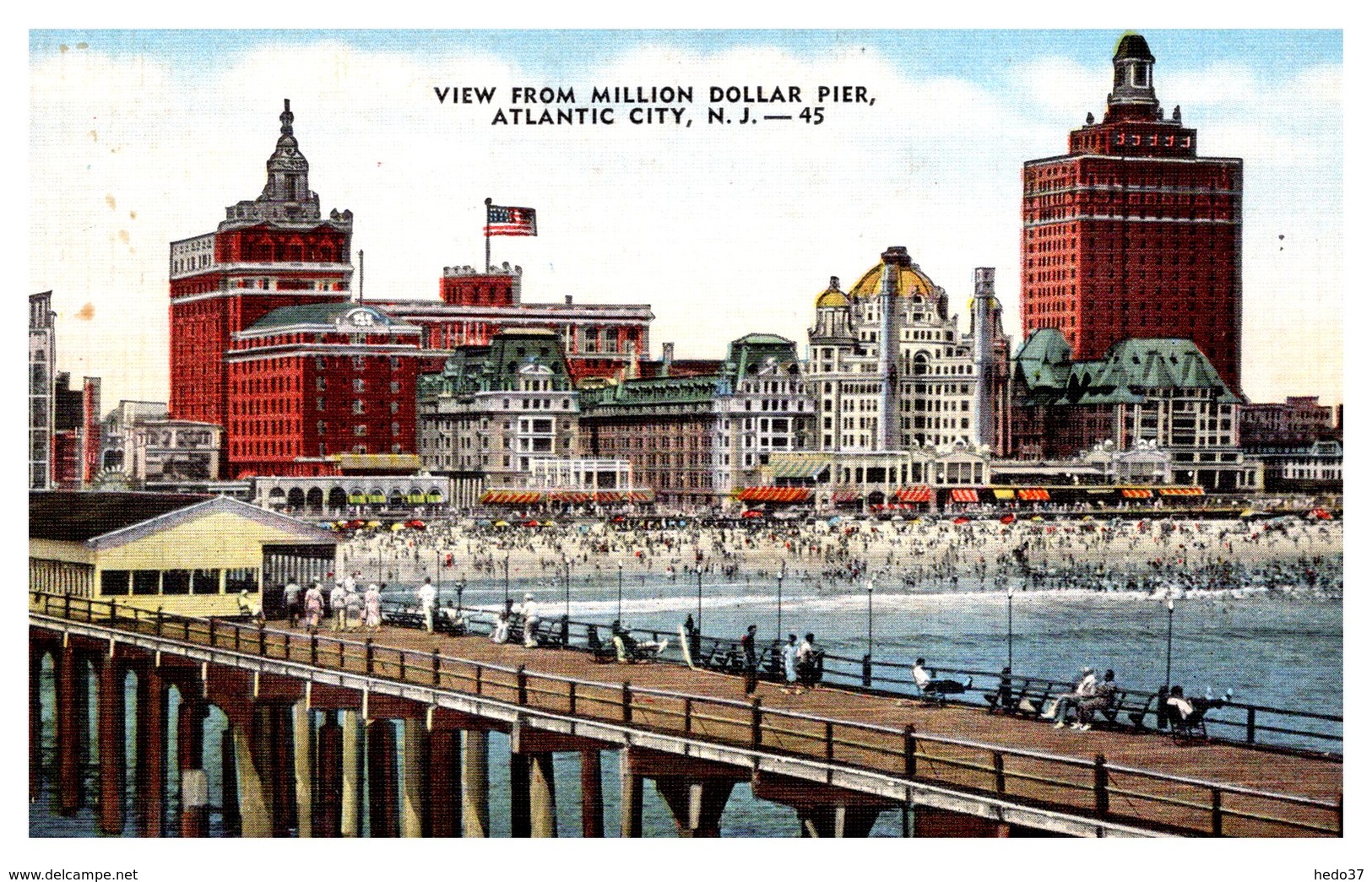 Etats Unis - Atlantic City - View From Millon Dollar Pier - Atlantic City